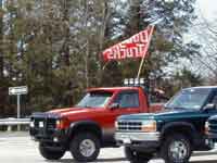 I just about got the Dodge Truck flag, but it was backwards